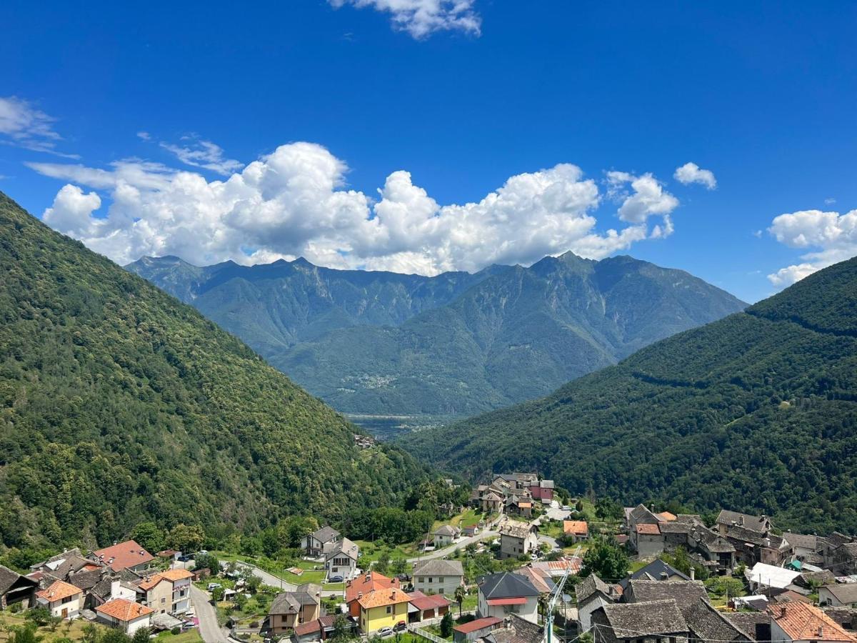 Casa Del Cios Calda E Intima Casetta Immersa Nel Verde Delle Montagne Alpe Basciumo 外观 照片